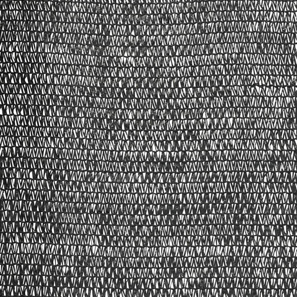 afskærmning 2x50 m HDPE 195 g/m² sort