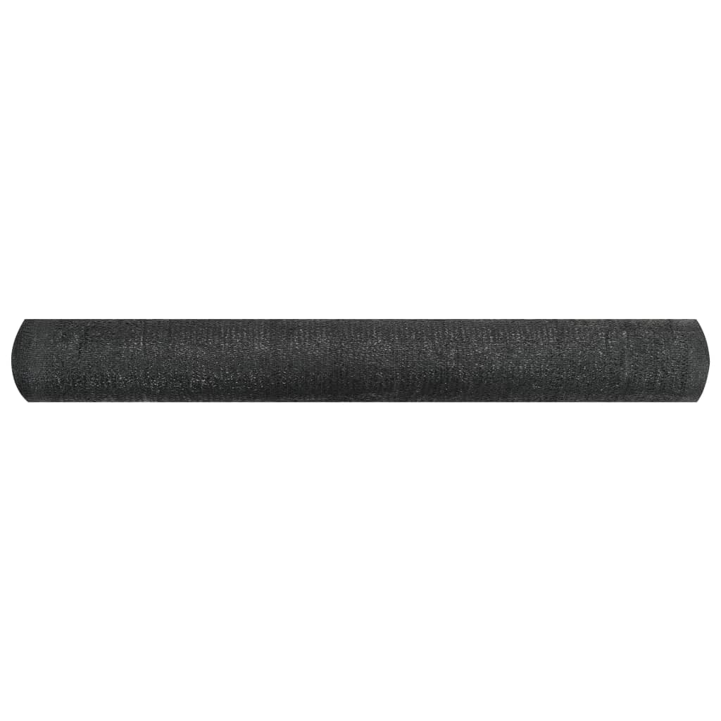 afskærmning 3,6x10 m HDPE 195 g/m² sort