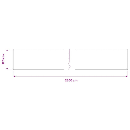 afskærmning 1,2x25 m 150 g/m² HDPE grøn