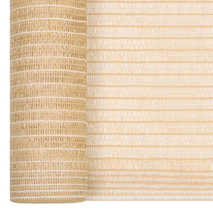 afskærmning 1,5x10 m HDPE 75 g/m² beige