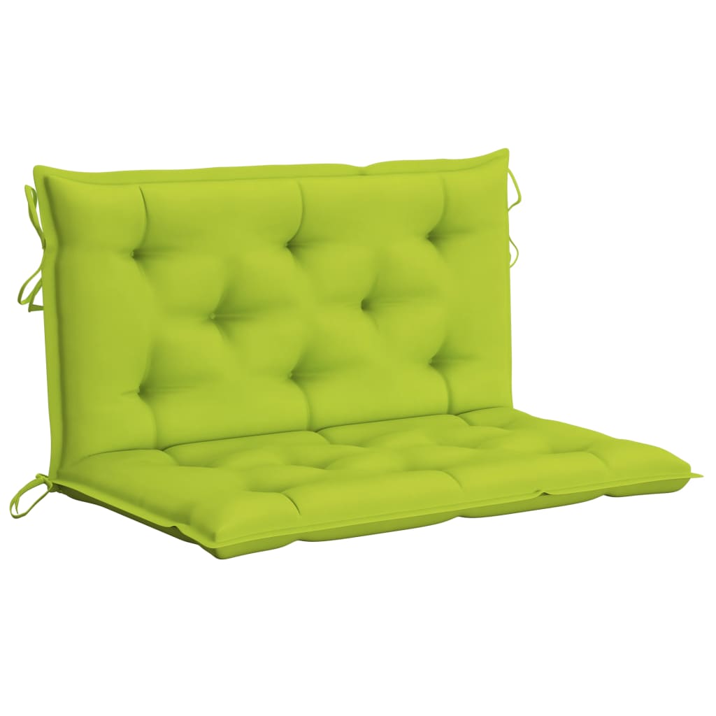 2-personers gyngesofa med palmeblade og hynde 202 cm bambus