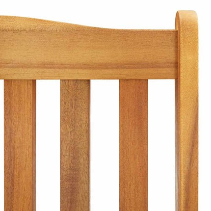 gyngestol med hynder massivt akacietræ