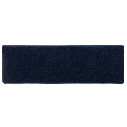 trappemåtter selvklæbende 15 stk. 65x21x4 cm marineblå rektangulær kant