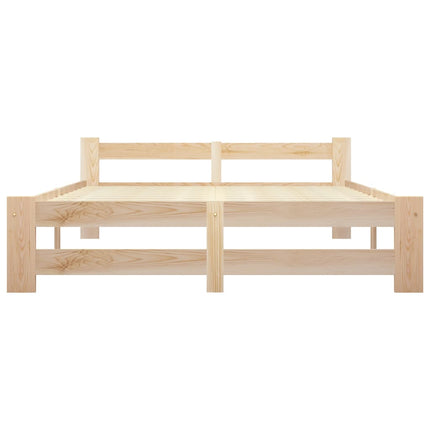 sengestel 120x200 cm massivt fyrretræ