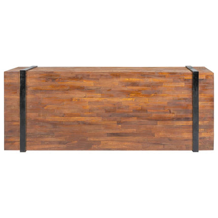 sofabord 110x45x38 cm massivt teaktræ