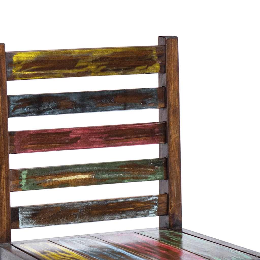 spisebordsstole 2 stk. massivt genbrugstræ