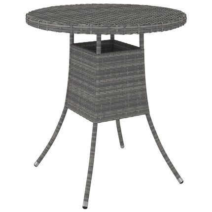 sofasæt til haven 5 dele med hynder polyrattan grå