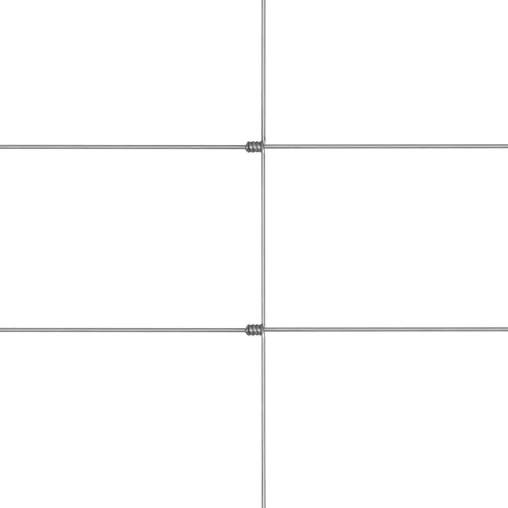 havehegn 50x1 m galvaniseret stål sølvfarvet