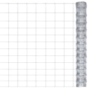 havehegn 50x1,25 m galvaniseret stål sølvfarvet