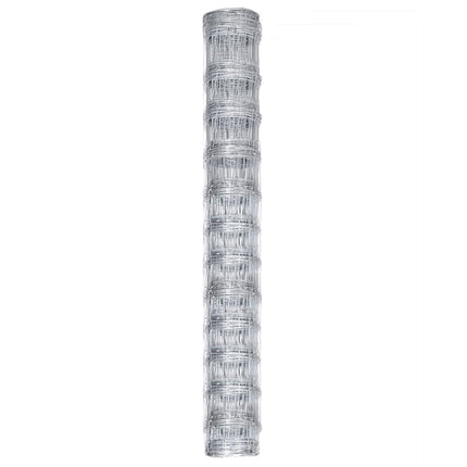 havehegn 50x1,25 m galvaniseret stål sølvfarvet