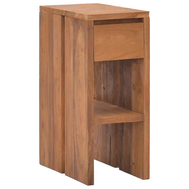 sengebord 20x35x50 cm massivt teaktræ