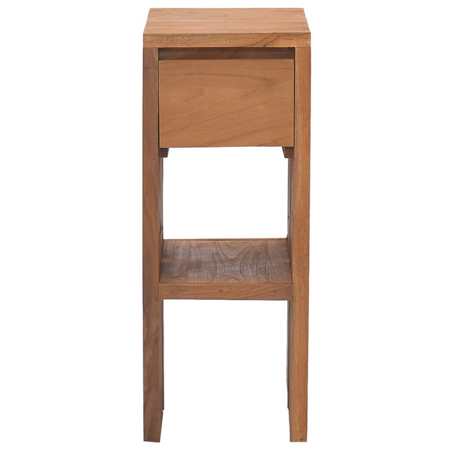 sengebord 20x35x50 cm massivt teaktræ