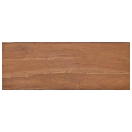 konsolbord 80x30x80 cm massivt teaktræ