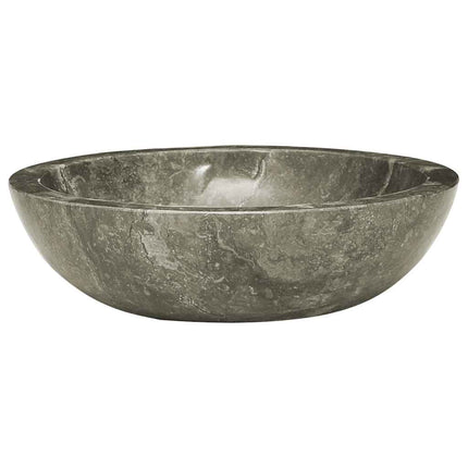 håndvask Ø40x12 cm marmor grå