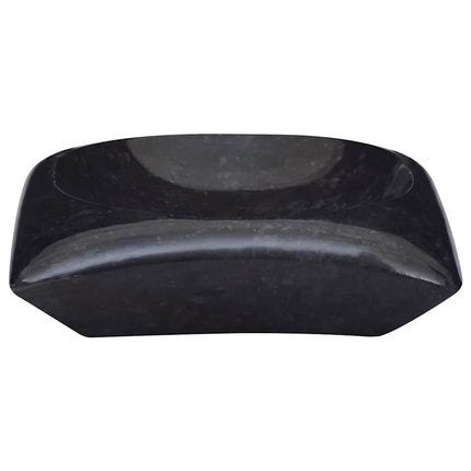 håndvask 50x35x10 cm marmor sort