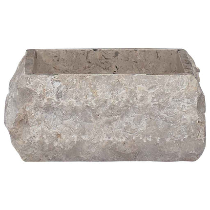 håndvask 30x30x13 cm marmor grå