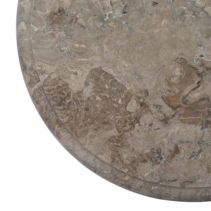 bordplade Ø40x2,5 cm marmor grå