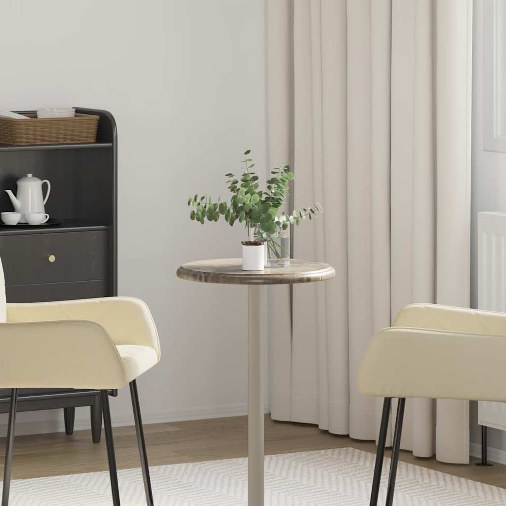 bordplade Ø40x2,5 cm marmor grå billede