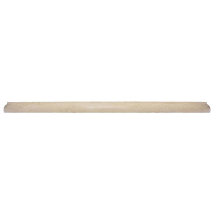 bordplade Ø50x2,5 cm marmor cremefarvet