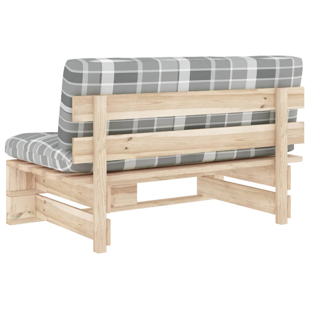 midtermodul til pallesofa imprægneret fyrretræ