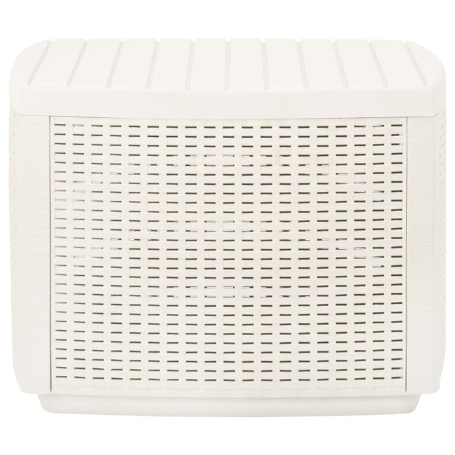 havebord 53x53x40 cm plastik hvid