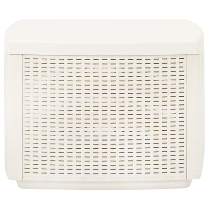 havebord 53x53x40 cm plastik hvid
