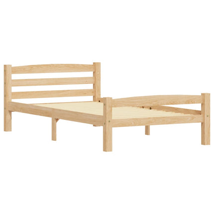 sengestel 100x200 cm massivt fyrretræ