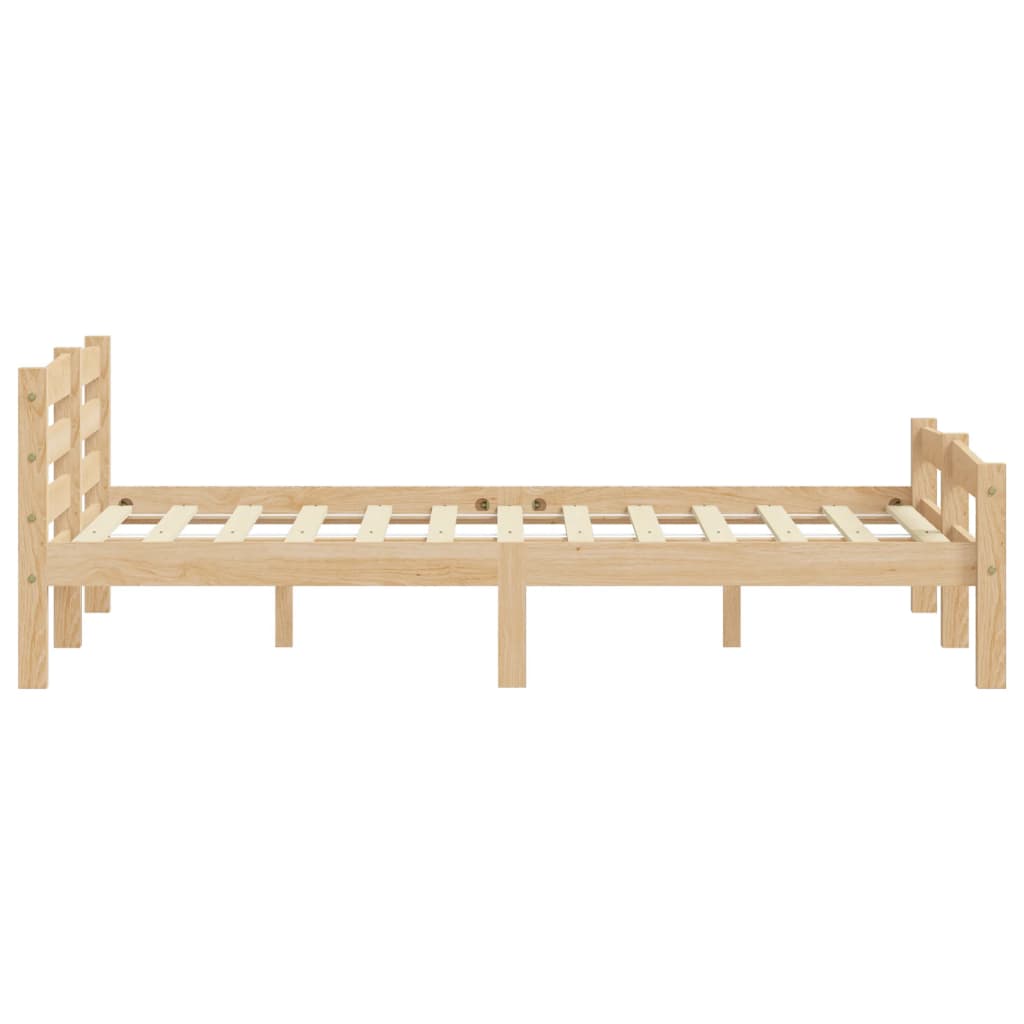 sengestel  180x200 cm massivt fyrretræ