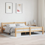 sengestel  180x200 cm massivt fyrretræ