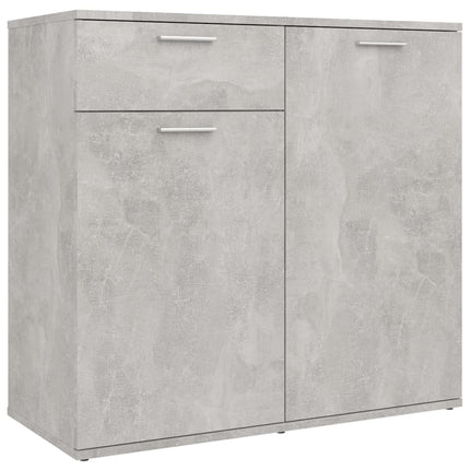 skænk 80x36x75 cm konstrueret træ betongrå