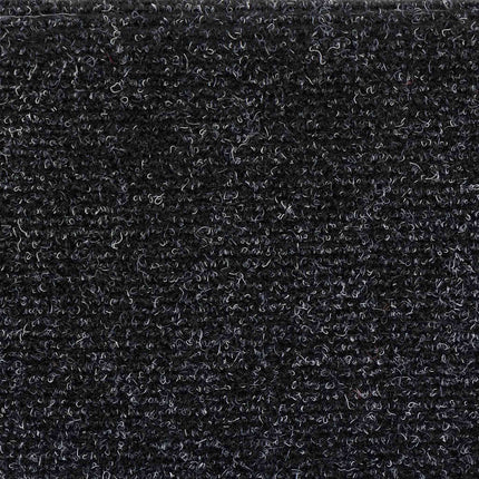 trappemåtter selvklæbende 5 stk. 56x17x3 cm sorte halvrund