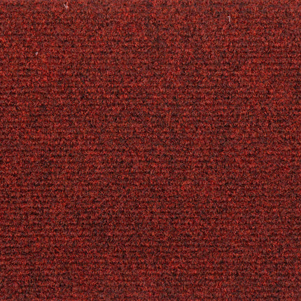 trappemåtter selvklæbende 10 stk. 56x17x3 cm bordeauxrød halvrunde