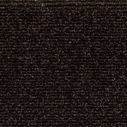 trappemåtter selvklæbende 10 stk. 56x17x3 cm mørkebrune halvrunde