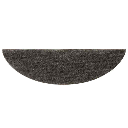 trappemåtter selvklæbende 5 stk. 56x17x3 cm antracit halvrund