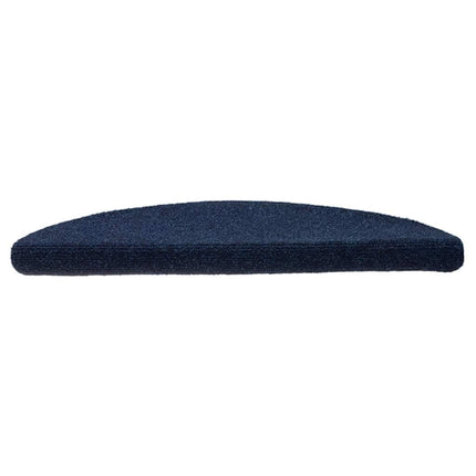 trappemåtter selvklæbende 10 stk. 56x17x3 cm marineblå halvrund