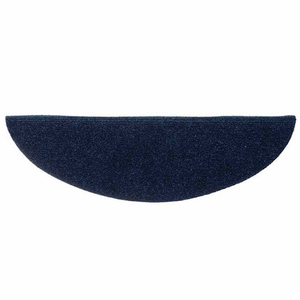 trappemåtter selvklæbende 10 stk. 56x17x3 cm marineblå halvrund