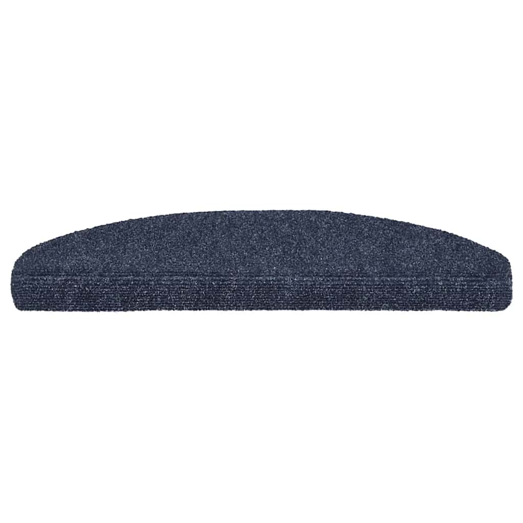 trappemåtter selvklæbende 10 stk. 65x21x4 cm blå halvrund store