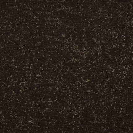 trappemåtter selvklæbende 10 stk. 65x21x4 cm mørkebrune halvrund store