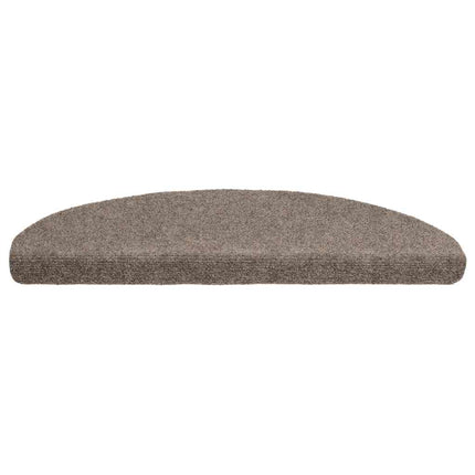 trappemåtter selvklæbende 10 stk. 65x21x4 cm beige halvrund store
