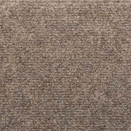 trappemåtter selvklæbende 10 stk. 65x21x4 cm beige halvrund store