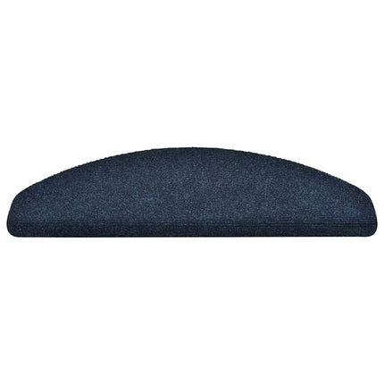 trappemåtter selvklæbende 5 stk. 65x21x4 cm marineblå halvrund store
