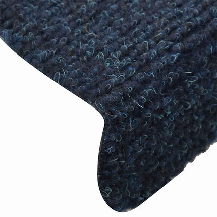 trappemåtter selvklæbende 5 stk. 65x21x4 cm marineblå halvrund store