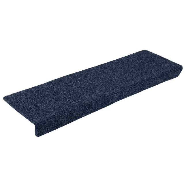 trappemåtter selvklæbende 10 stk. 65x21x4 cm antracit rektangulær kant