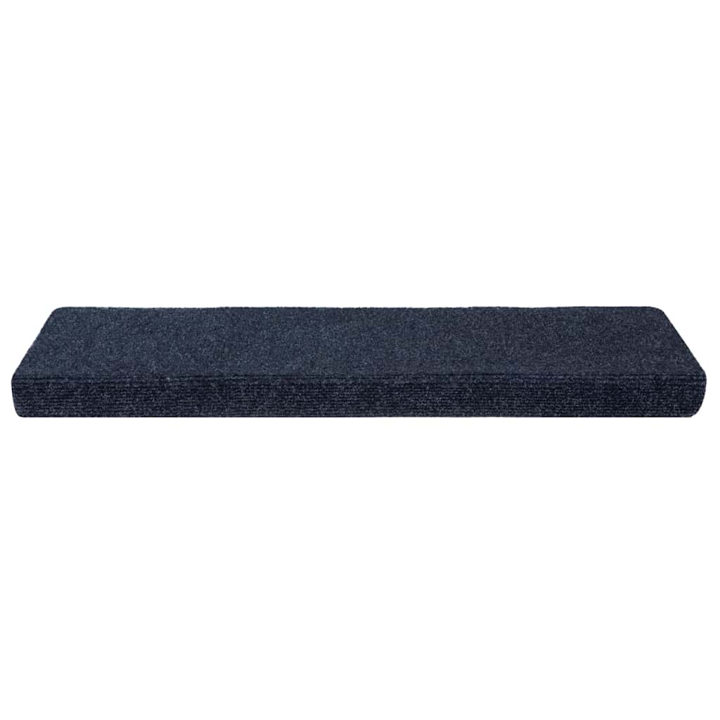 trappemåtter selvklæbende 10 stk. 65x21x4 cm antracit rektangulær kant