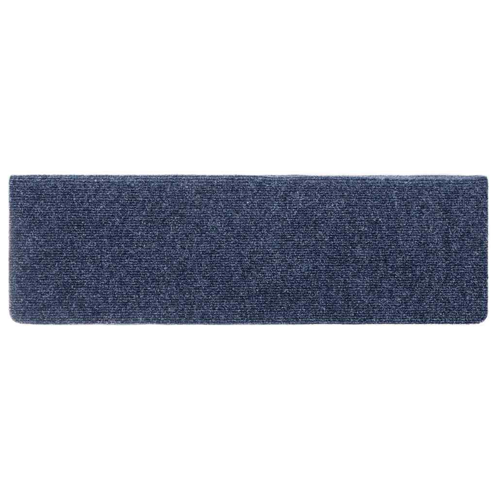 trappemåtter selvklæbende 10 stk. 65x21x4 cm antracit rektangulær kant