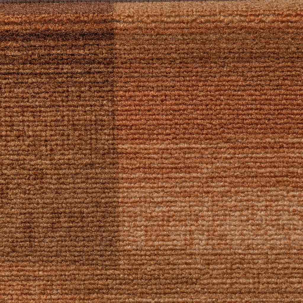 selvklæbende trappemåtter 10 stk. 65x21x4 cm brun