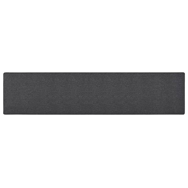 tæppeløber 50x250 cm antracitgrå