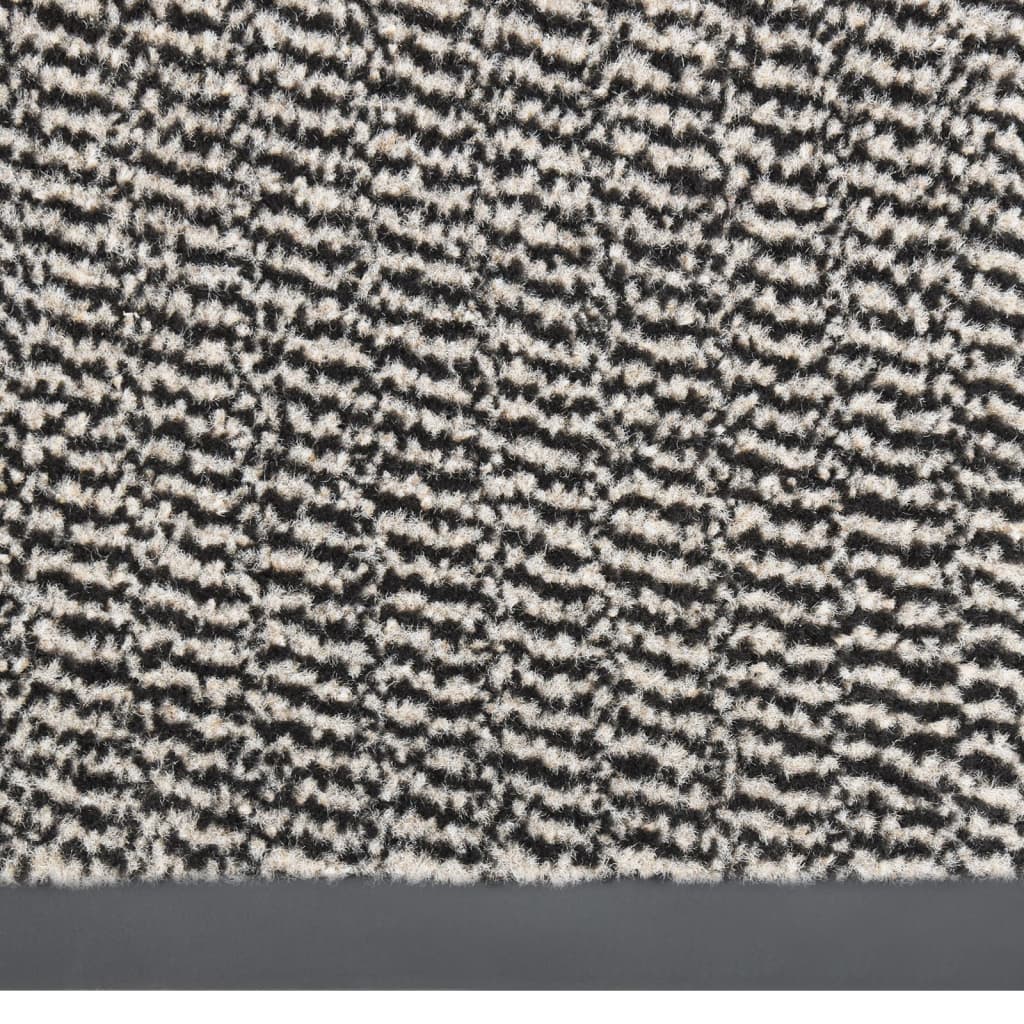 dørmåtte 120x180 cm tuftet lysebrun