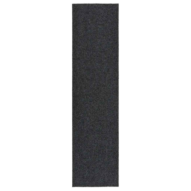 snavsbestandig tæppeløber 100x400 cm antracitgrå