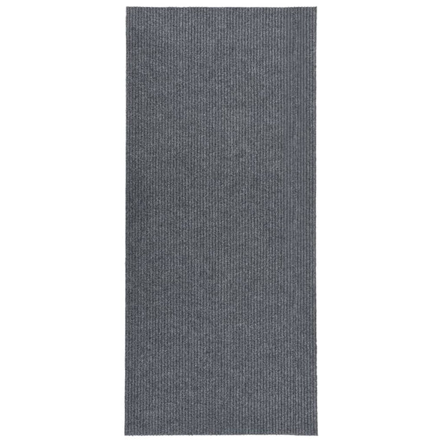 snavsbestandig tæppeløber 100x250 cm grå